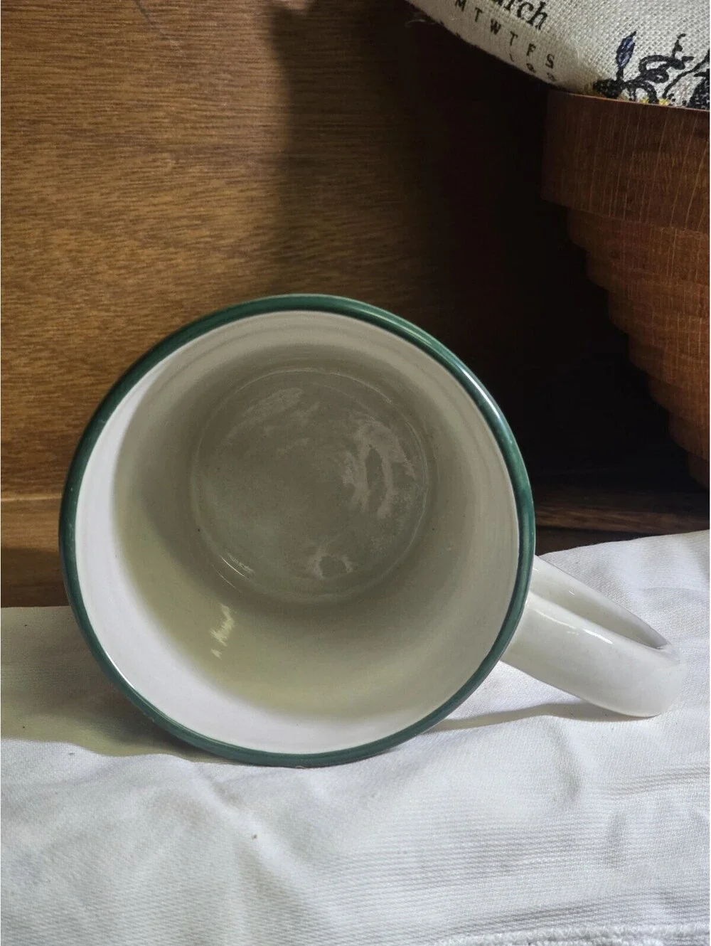 Vintage Mother’s Day Flower Pot  Mug Strawberry Perennial Wishes Ceramic Cup